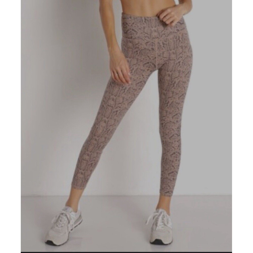Varley Century 2.0 Printed Legging Beige Snake Print Size Large
